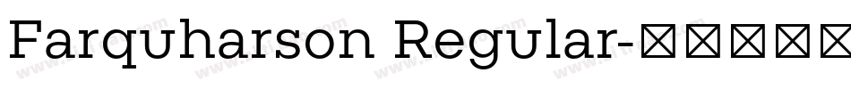 Farquharson Regular字体转换